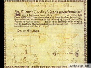 Swedish Daler - 1666
 