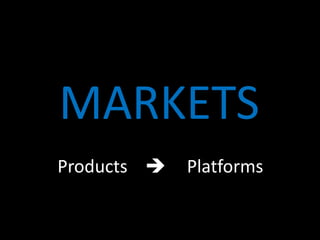 MARKETS
Products ?   Platforms
 
