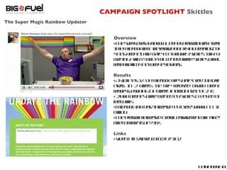 CAMPAIGN SPOTLIGHT  Skittles The Super Magic Rainbow Updater CONFIDENTIAL <ul><li>Overview    </li></ul><ul><ul><li>The Su...
