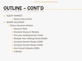 Bond and share valuation | PDF