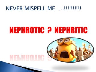 NEPHROTIC ? NEPHRITIC
 