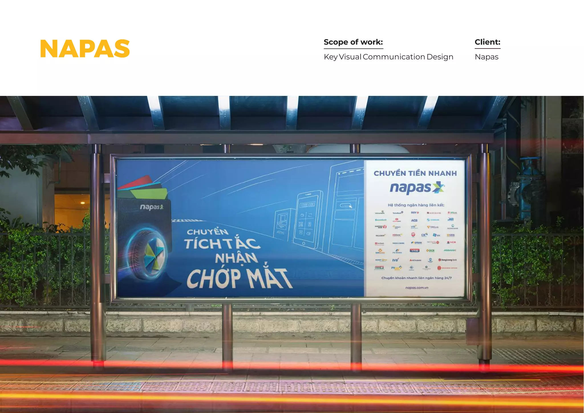 Scope of work: Client:
Key Visual Communication Design NapasNAPAS
 