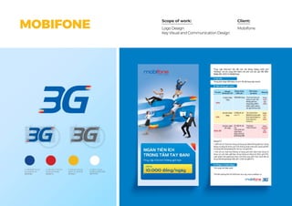 Scope of work: Client:
Logo Design
Key Visual and Communication Design
MobifoneMOBIFONE
 