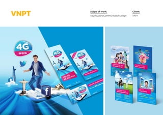 Scope of work: Client:
VNPTKeyVisualandCommunicationDesignVNPT
 