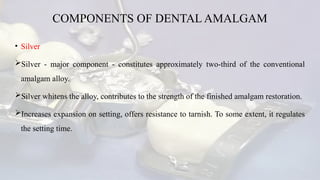 BONDED AMALGAM RESTORATION.pptxvcffghbrtfg | PPTX