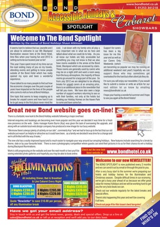 Bond hotel spotlight newsletter
