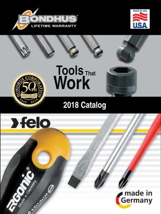 Tools
Work
That
LIFETIME WARRANTY
MADE IN USA
2018 Catalog2018 Catalog
Tools
Work
That
LIFETIME WARRANTY
MADE IN USA
 