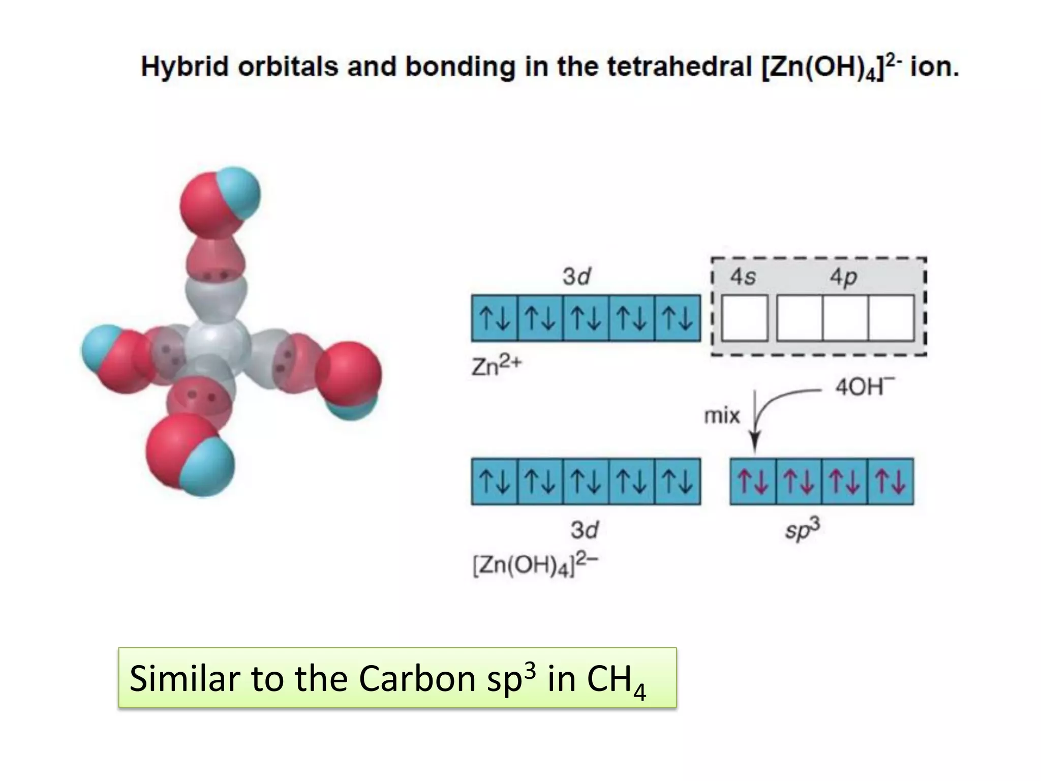 Similar to the Carbon sp3 in CH4
 