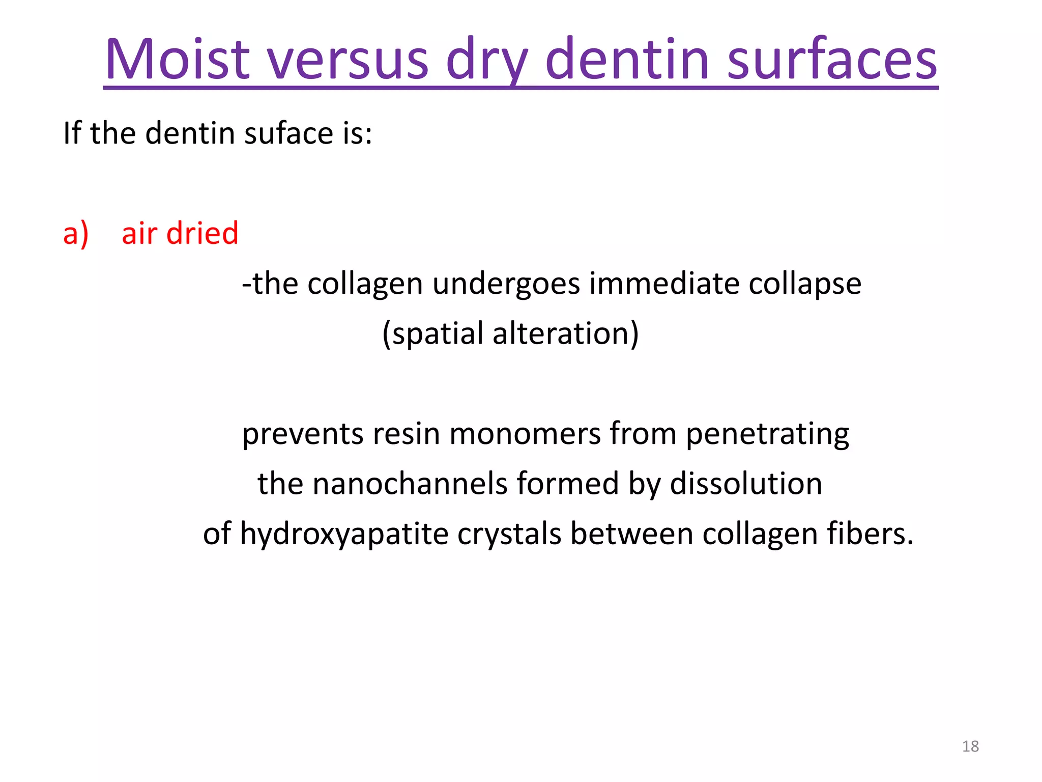 Bonding agents IN DENTISTRY PPT