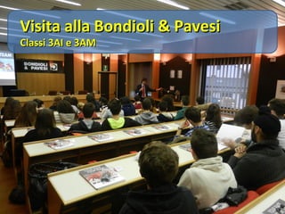 Visita alla Bondioli & Pavesi
Classi 3AI e 3AM

 