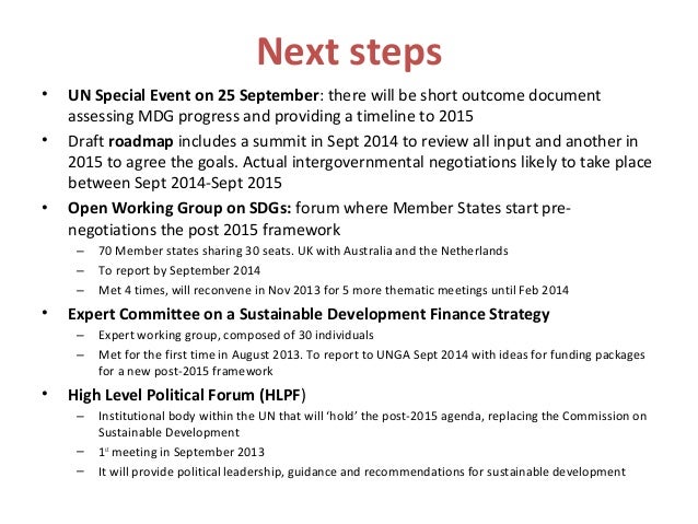 Un hlp report post 2015 document