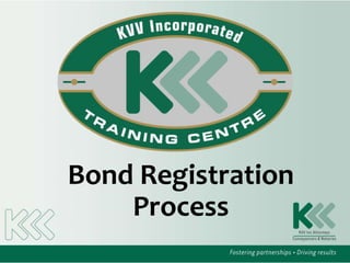 Bond Registration
Process
 