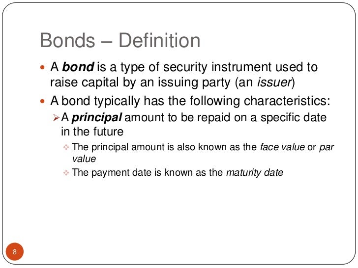 bonds definition