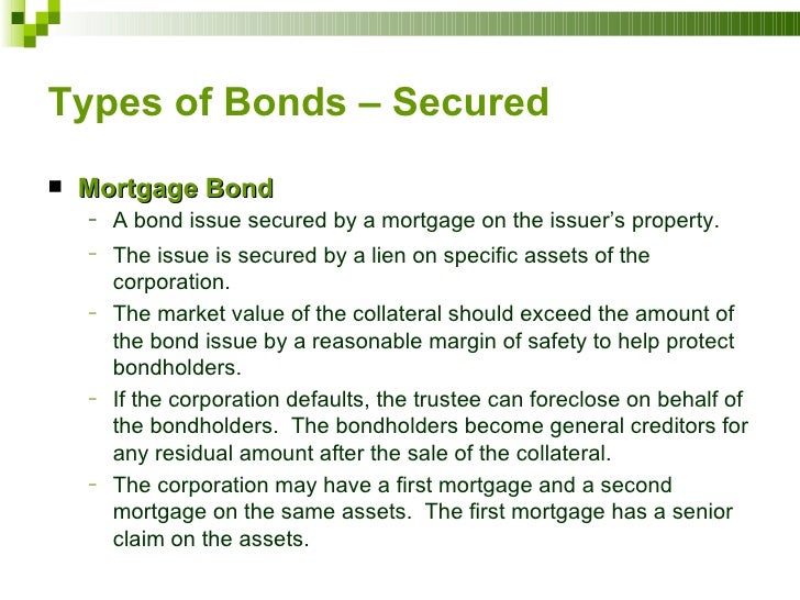 Bonds, preferred stocks and common stocks