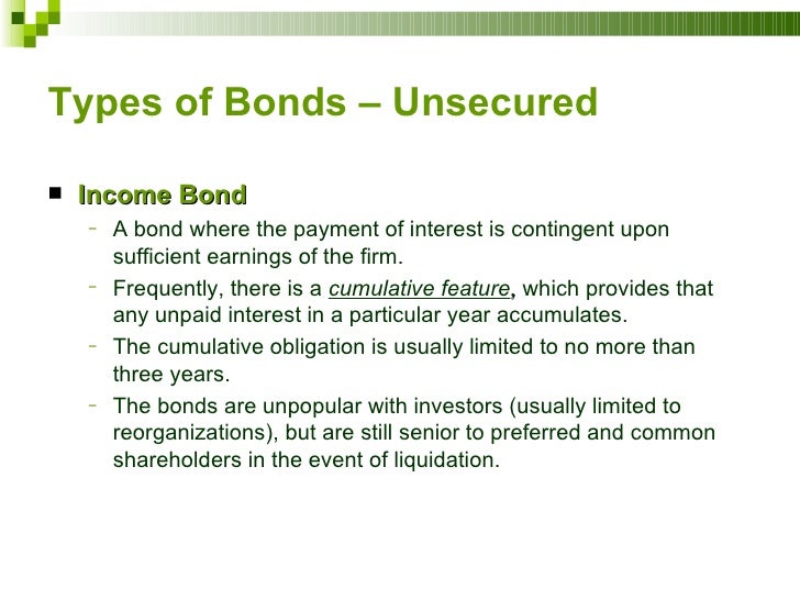 Bonds Preferred Stocks And Common Stocks