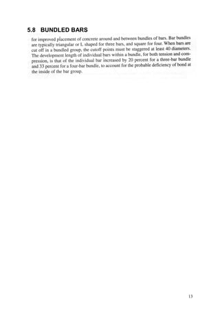 5.8 BUNDLED BARS




                   13
 