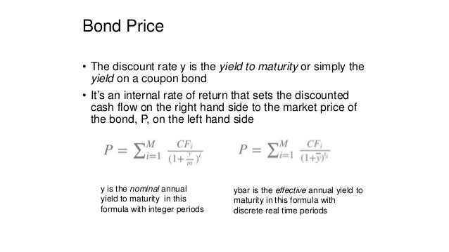 Bond yield vs coupon rate