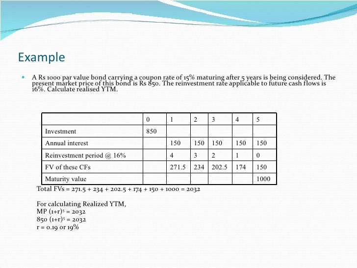 example of bond valuation Bond valuation.