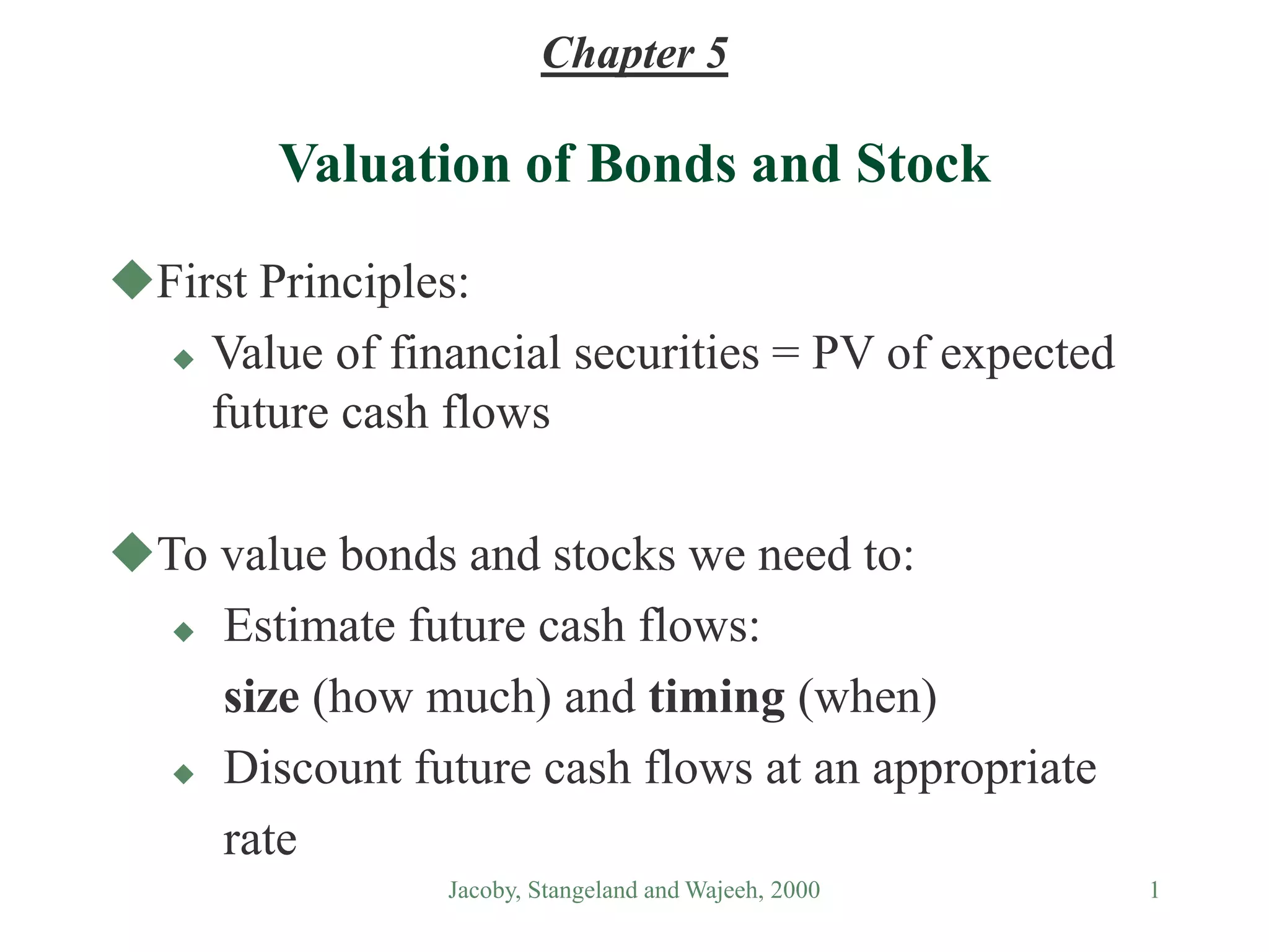 bond valuation.ppt
