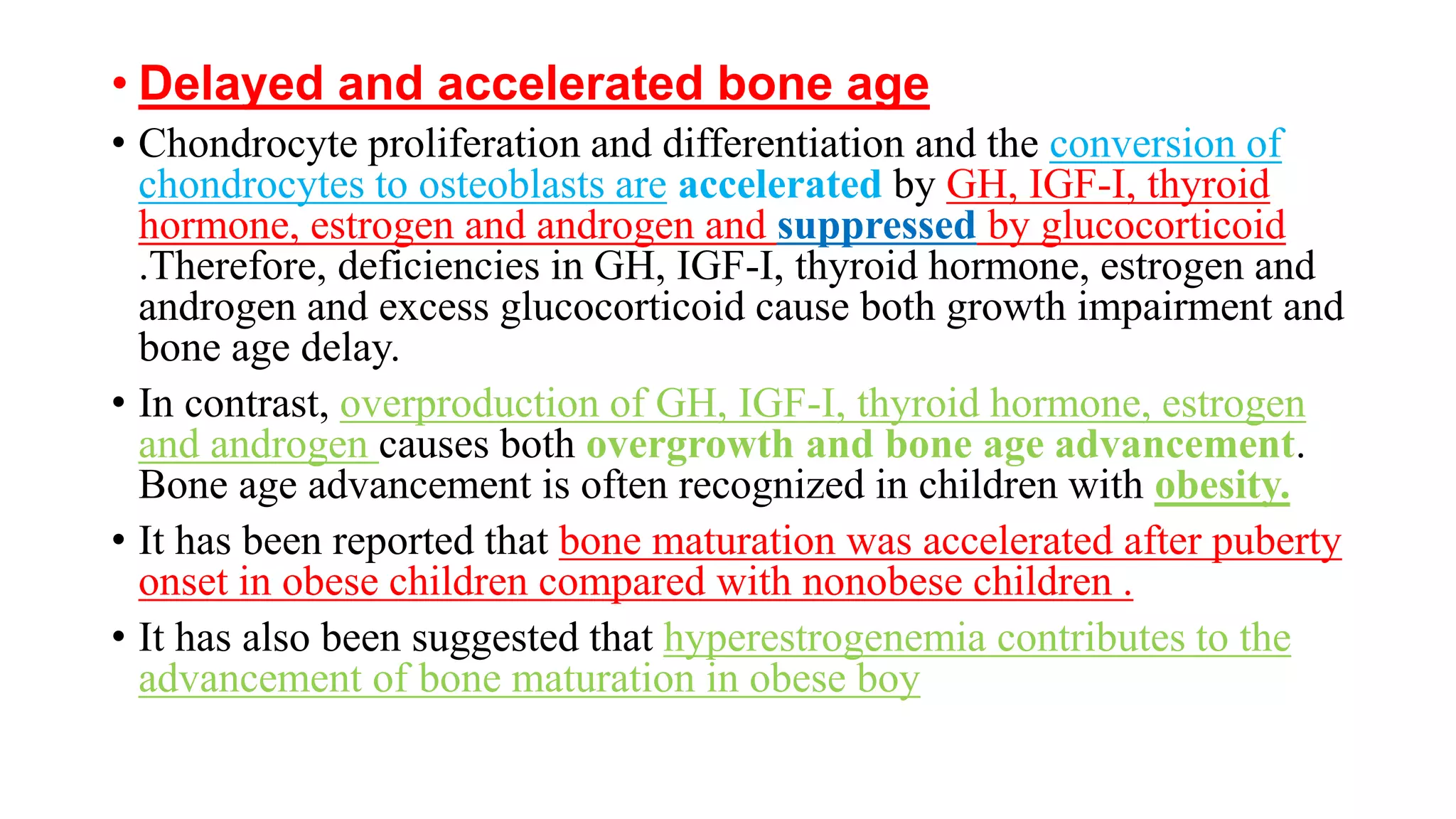 Bone age assessent | PPTX