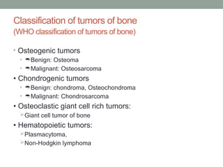 Bone and Soft tissue tumours in adult pathology | PPTX