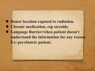 Bone bank presentation