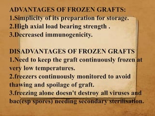Bone bank presentation