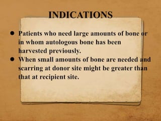 Bone bank presentation