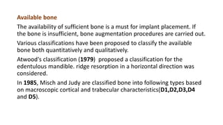 Bone consideration implant.pptx