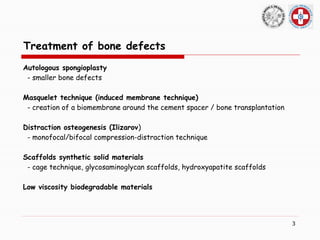 Healing of extensive bone defects (in vivo study in a rabbit model). | PPTX