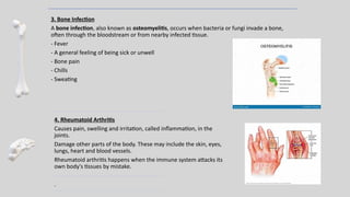 Generalized Unwell BONE DISEASES.pptx about common bone diseases seen in our daily life | PPTX