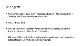 Bone graft Dr bikrant.pptx bone graft substitute | PPTX