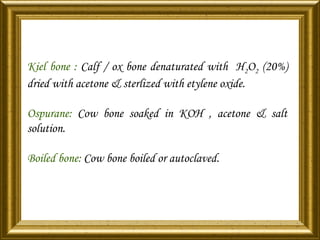 Comprehensive Overview of Bone Grafts in Periodontology: Types, Biology ...