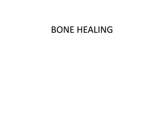 BONE HEALING
 