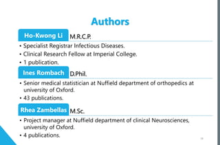 Oral Versus Intravenous Antibiotics for Bone and Joint Infection | PPTX