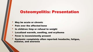 Bone infections...5 th stage lecture(dr.farouk) | PPTX