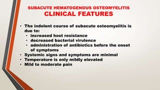 Bone infections...5 th stage lecture(dr.farouk) | PPTX
