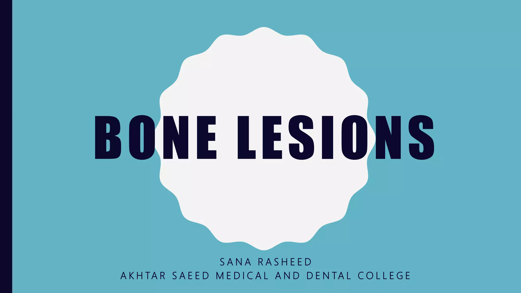 Bone Lesions Oral Pathology PPT