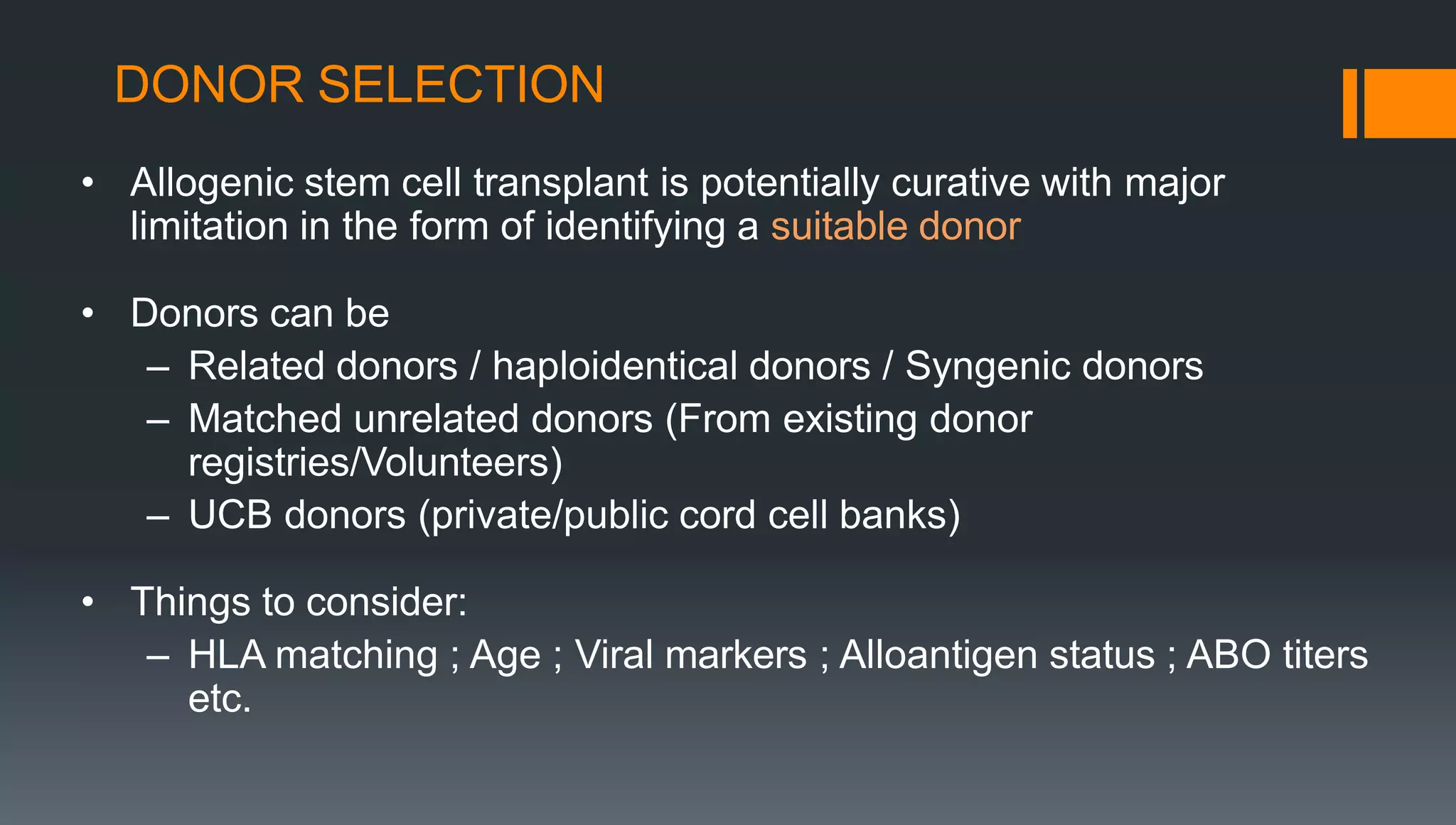 Bone marrow and peripheral Hematopoietic stem cell collection and ...