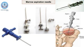 Marrow aspiration needle
 