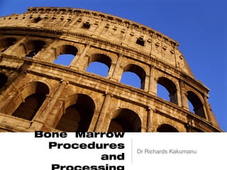 Bone Marrow
Procedures
and
Dr Richards Kakumanu
 