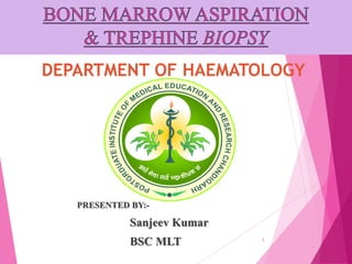 PRESENTED BY:-
Sanjeev Kumar
BSC MLT 1
DEPARTMENT OF HAEMATOLOGY
 