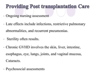 Bone marrow transplantation