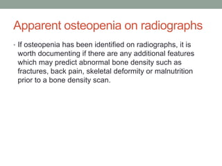 Bone mineral density in children | PPTX