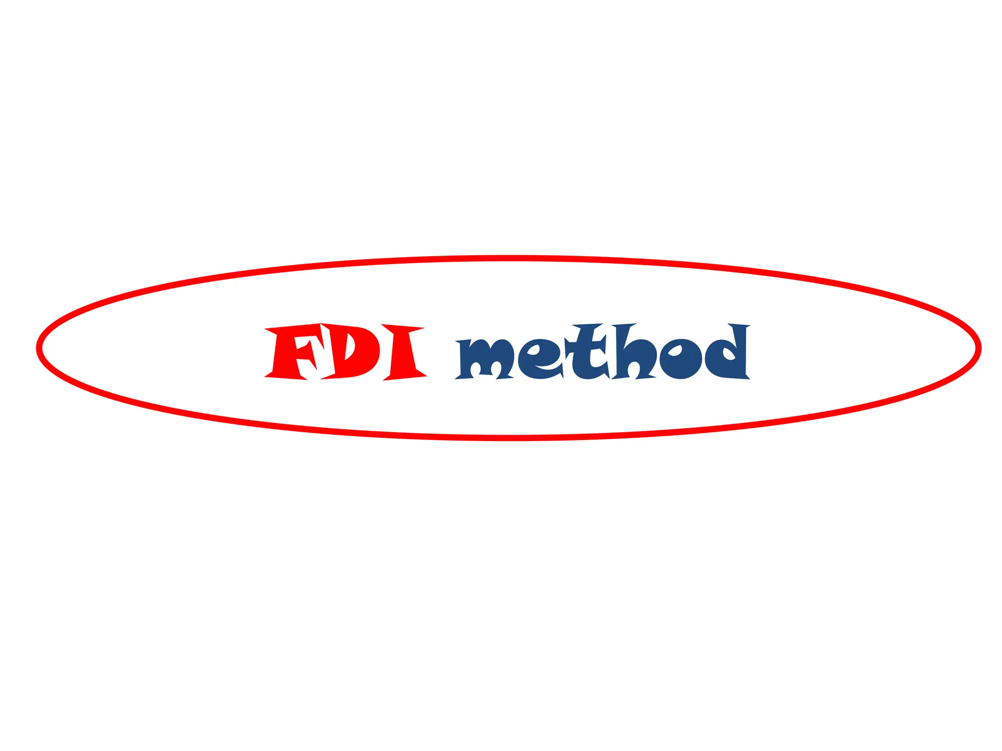 FDI method
 