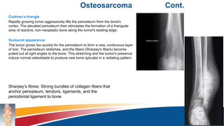 Bone tumor and classification, clinical presentation .pptx
