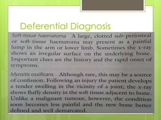 Deferential Diagnosis
 