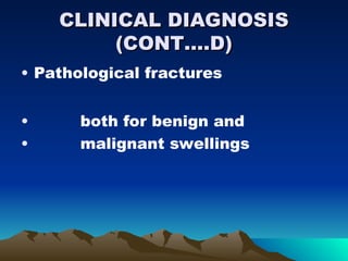 BONE TUMORS CLASSIFICATION AND STAGING OF TUMOURS.ppt