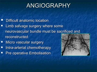 Bone tumours and principles of limb salvage surgery | PPT
