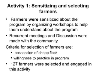 Designing community-based breeding strategies for indigenous sheep breeds of smallholders in Ethiopia:  The case of Bonga breeds